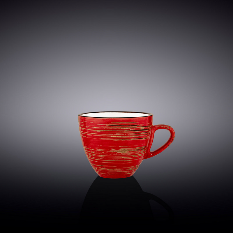 Чашка кавова Wilmax Spiral Red 75 мл (WL-669233/A)