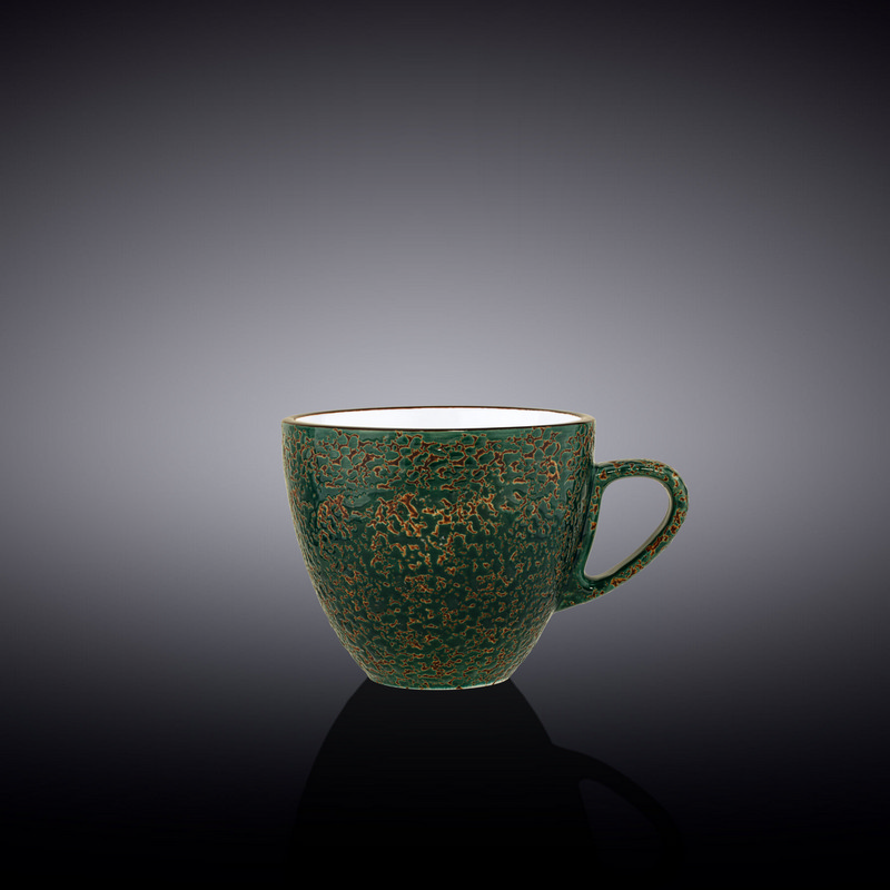 Чашка кавова Wilmax Splash Green 110 мл (WL-667534/A)