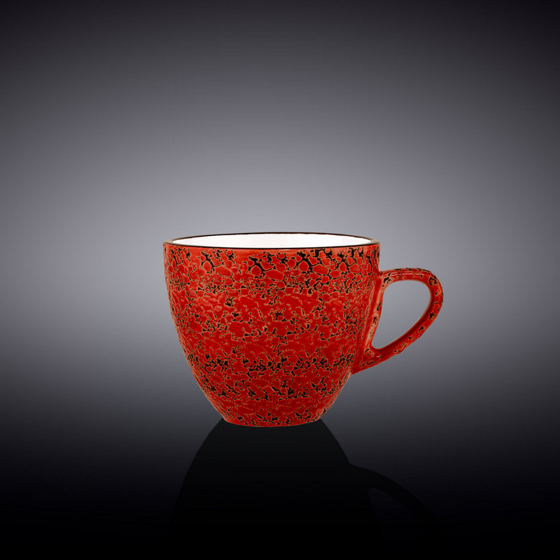 Чашка для капучино Wilmax Splash Red 190 мл (WL-667235/A)
