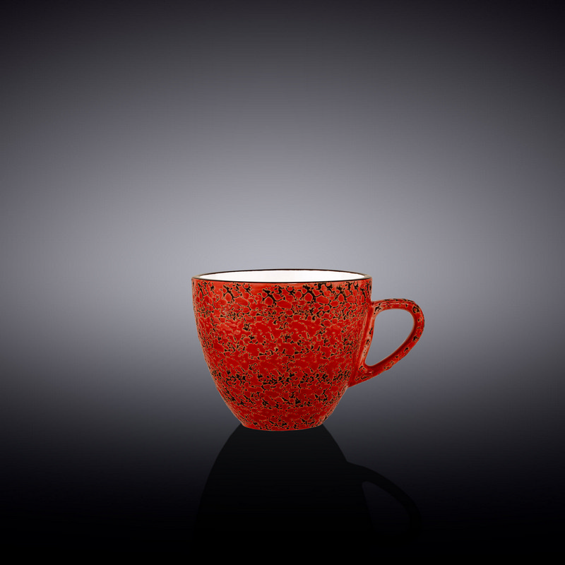 Чашка кавова Wilmax Splash Red 75 мл (WL-667233/A)
