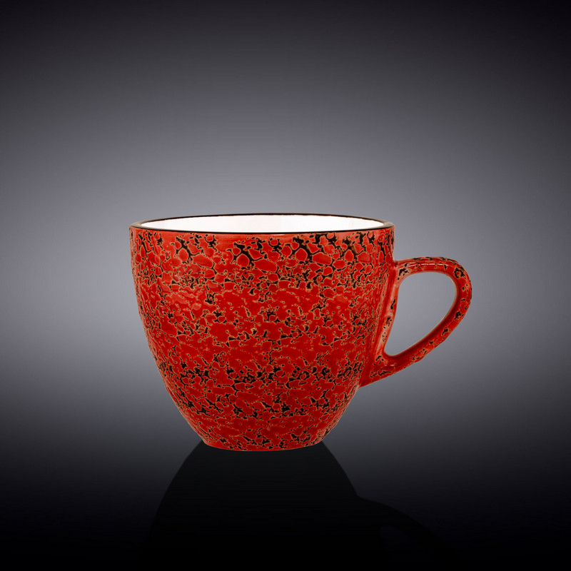 Чашка чайна Wilmax Splash Red 300 мл (WL-667236/A)
