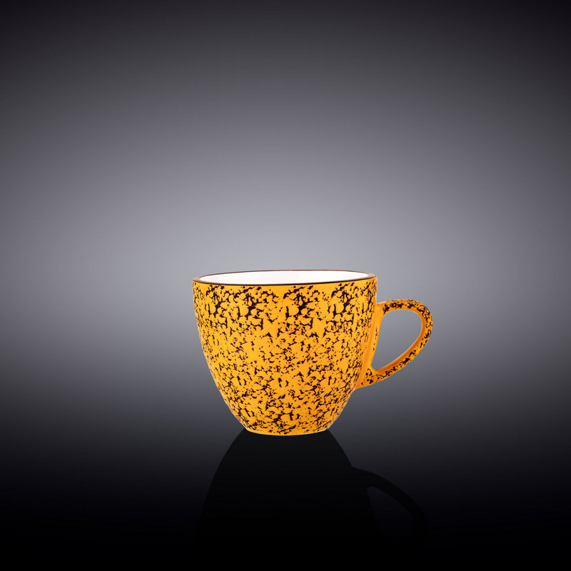 Чашка кавова Wilmax Splash Yellow 75 мл (WL-667433/A)