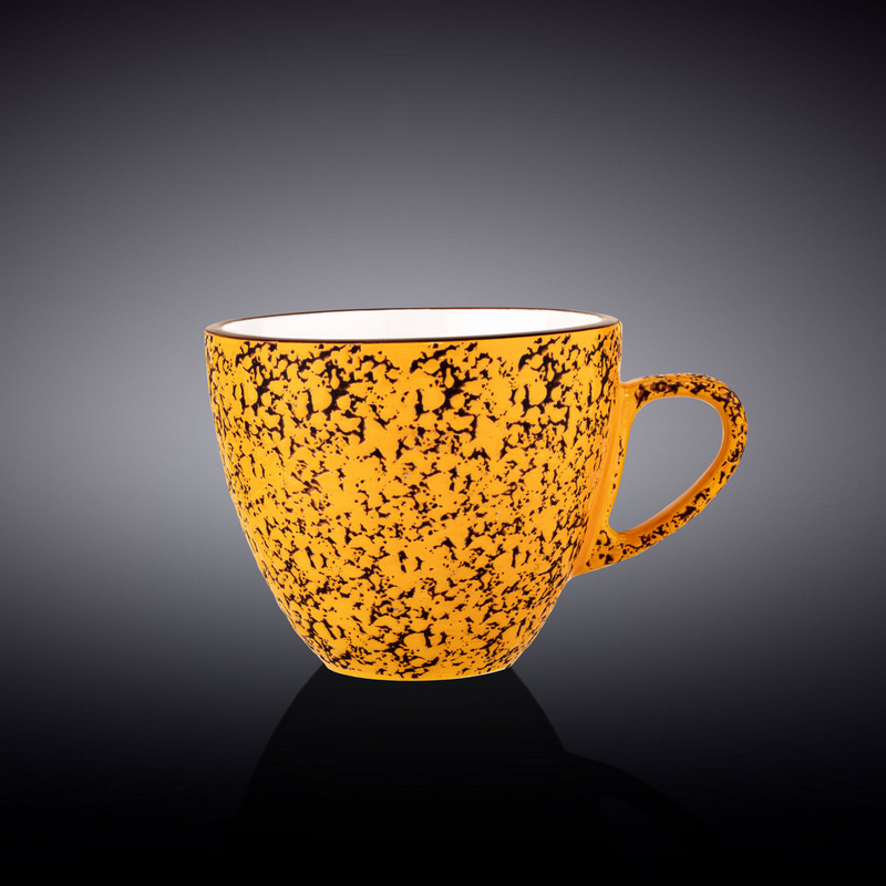 Чашка чайна Wilmax Splash Yellow 300 мл (WL-667436/A)