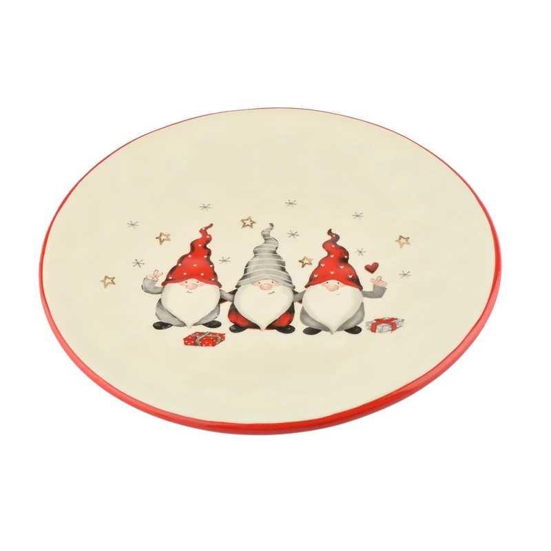Тарілка різдвяна десертна New Year mix 22 см (266001)
