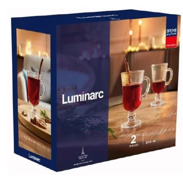 Набір кухлів для глінтвейну Luminarc Tasting Time 200 мл 2 шт. (Q2844)