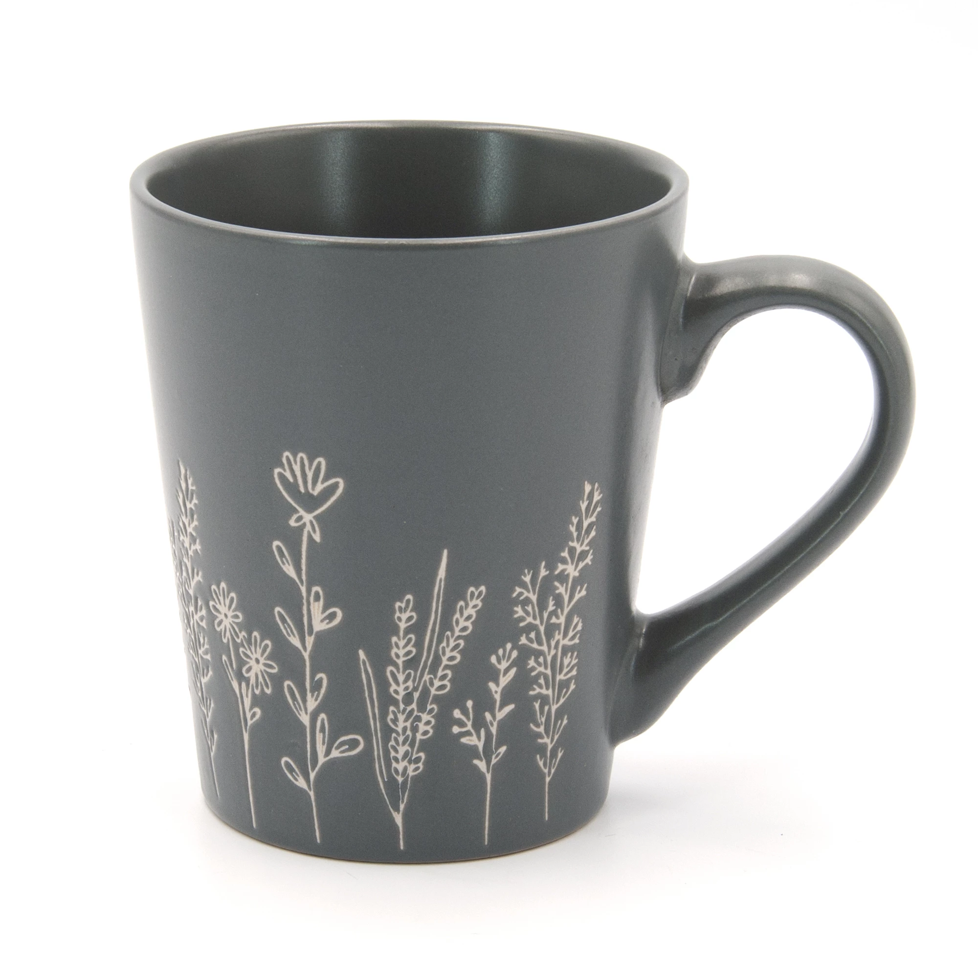 Кухоль керамічний Milika Blossom Grey 350мл (M0420-86E-038D-1440)