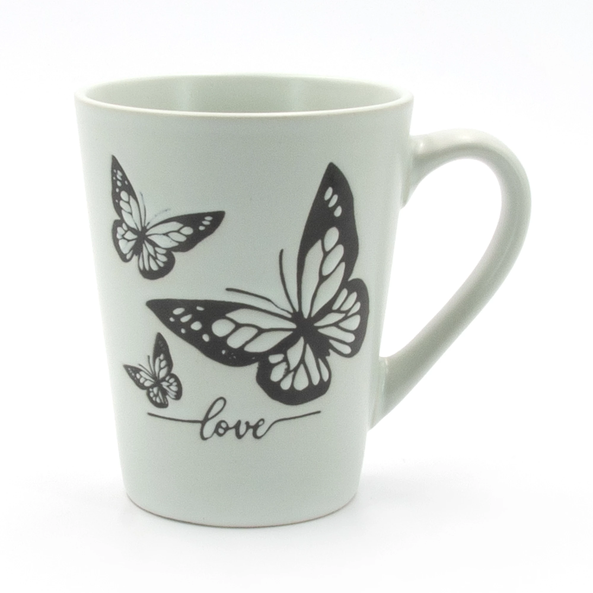 Кухоль керамічний Milika Butterfly LoftGreen 330мл (M0420-KLV8-S145A)