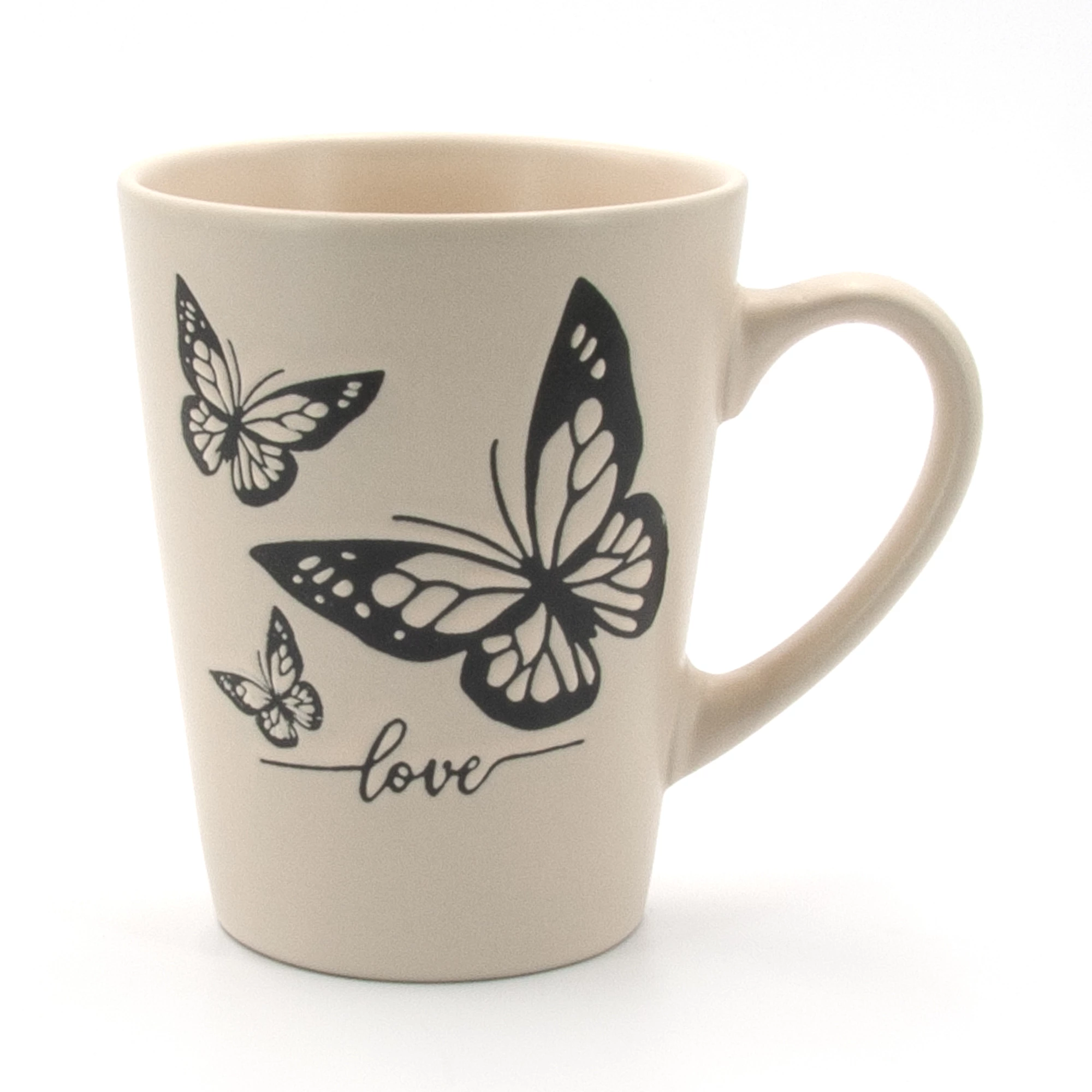 Кухоль керамічний Milika Butterfly LoftSand 330мл (M0420-KLV8-S145D)