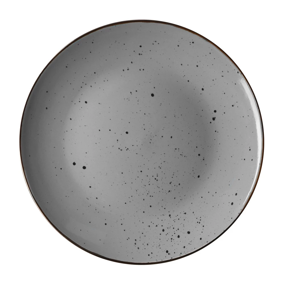 Тарелка обеденная Ardesto Bagheria 26см Grey (AR2926GREY)