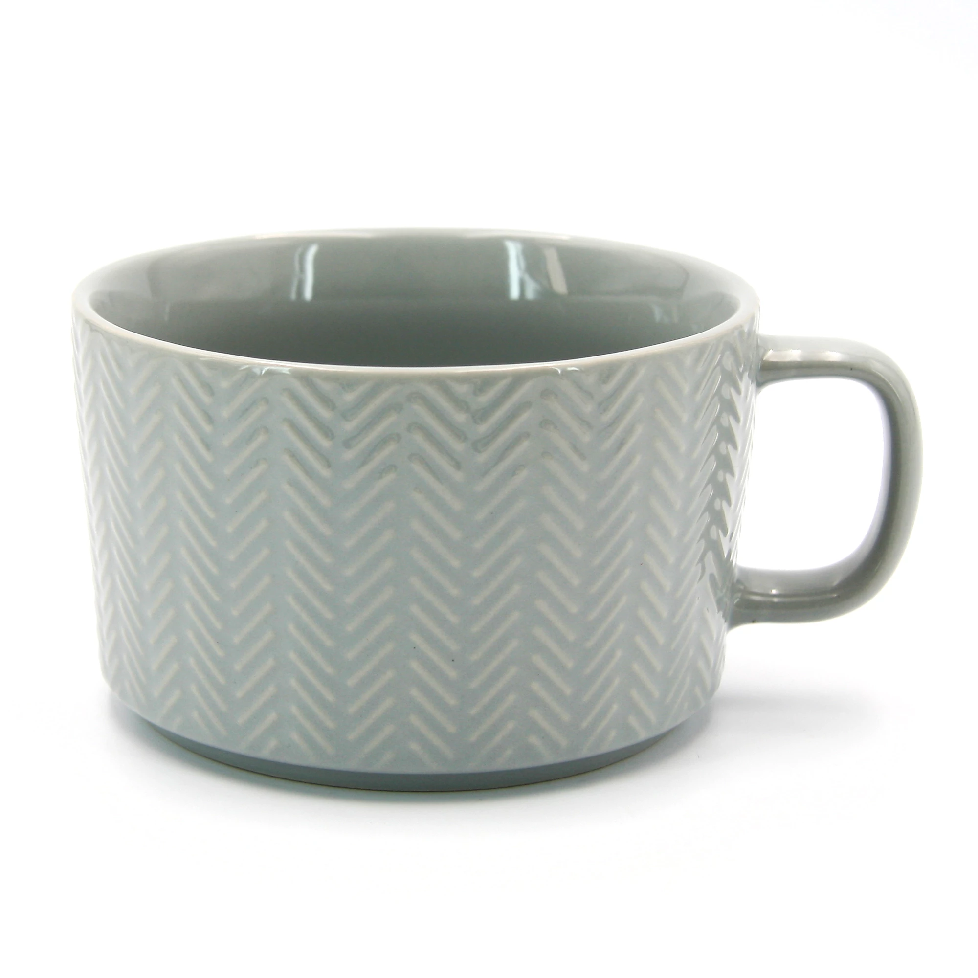 Кухоль керамічний Milika BigMug Grey 700мл (M0420-KLSP13-T307C)