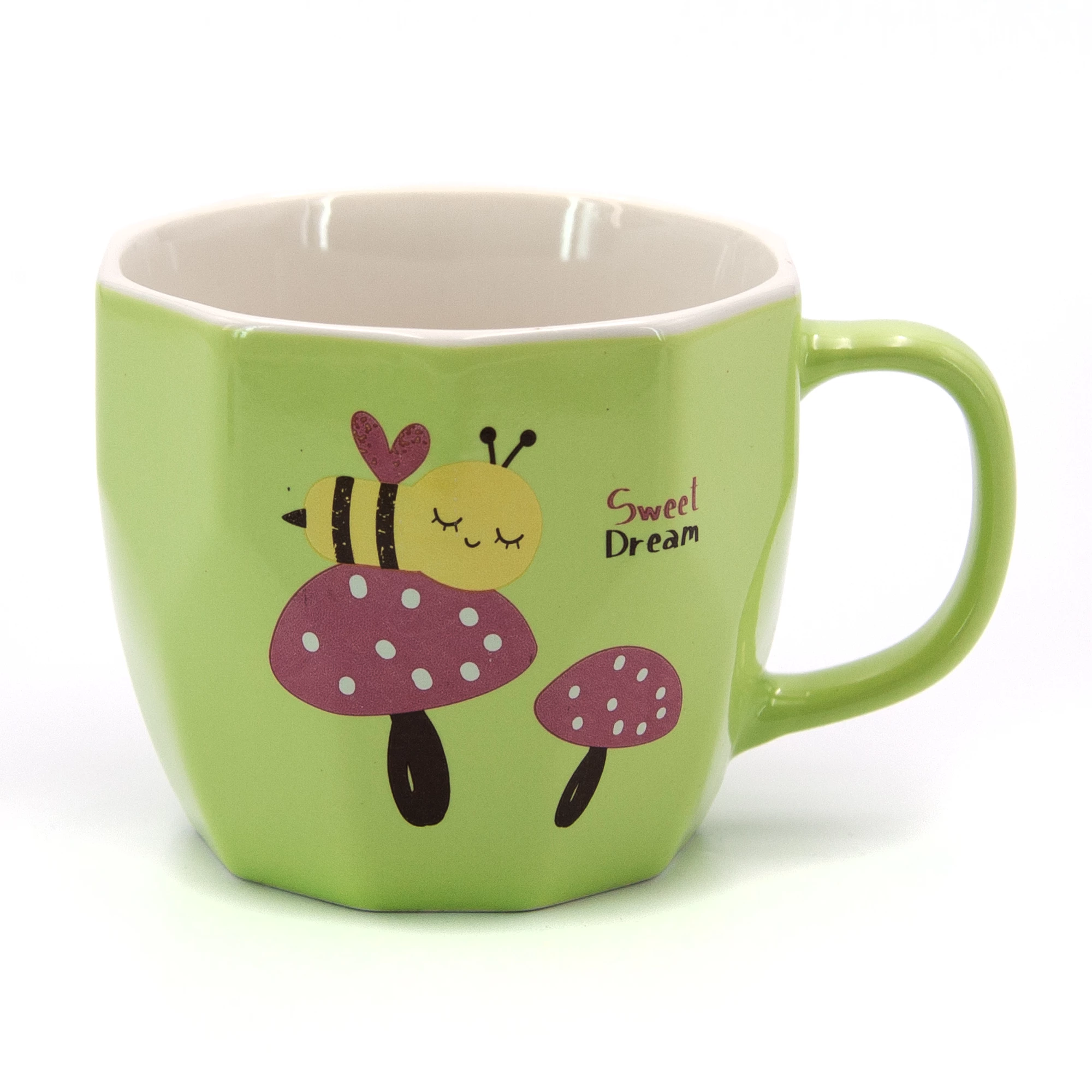 Кухоль порцеляновий Milika MadBee Yellow 350мл (M0520-KLD9-S210C)