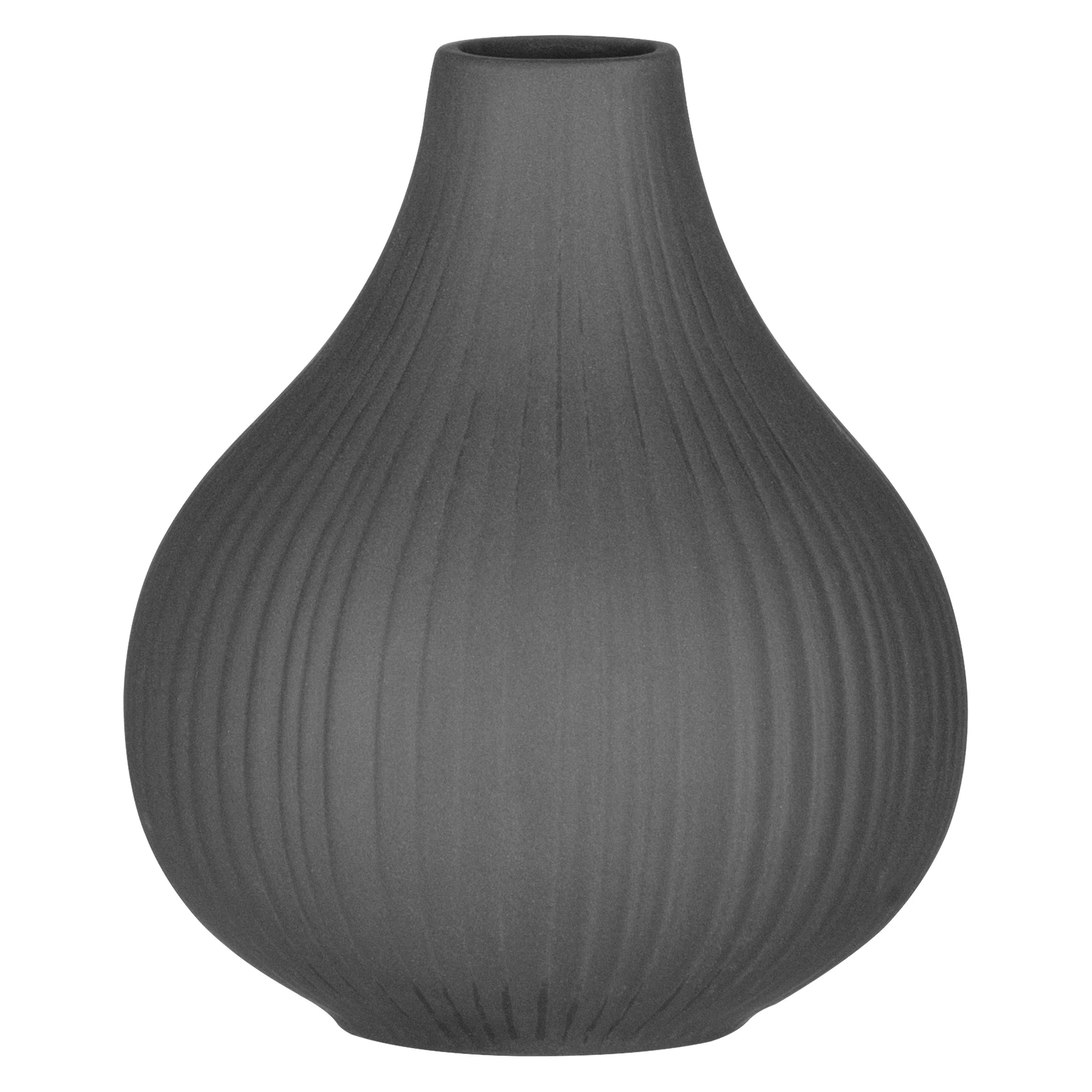 Ваза Ardesto Lucca 11.5х13.5см сіра (AR38001B)