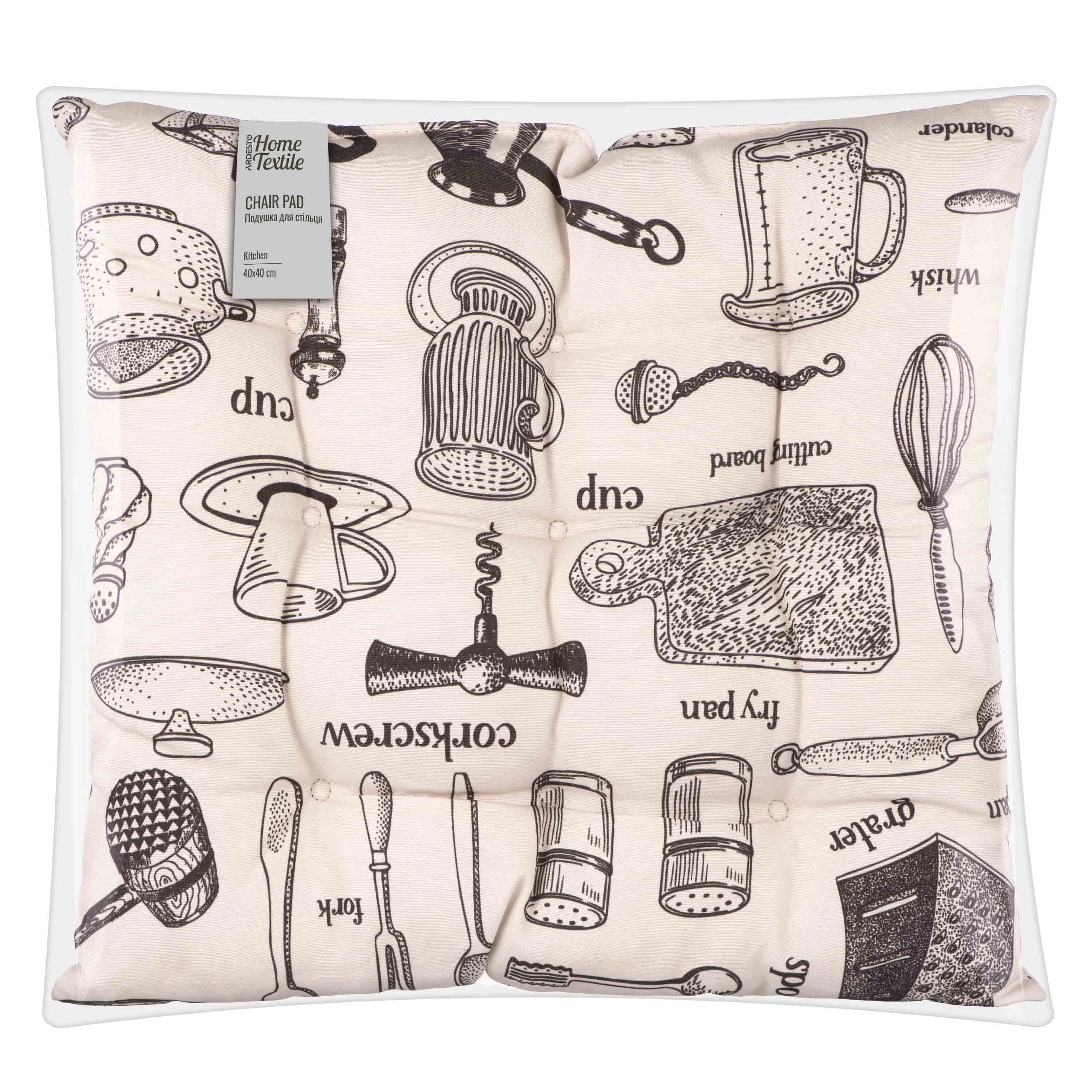 Подушка для стільця Ardesto Kitchen 40×40 см (ART03KN)