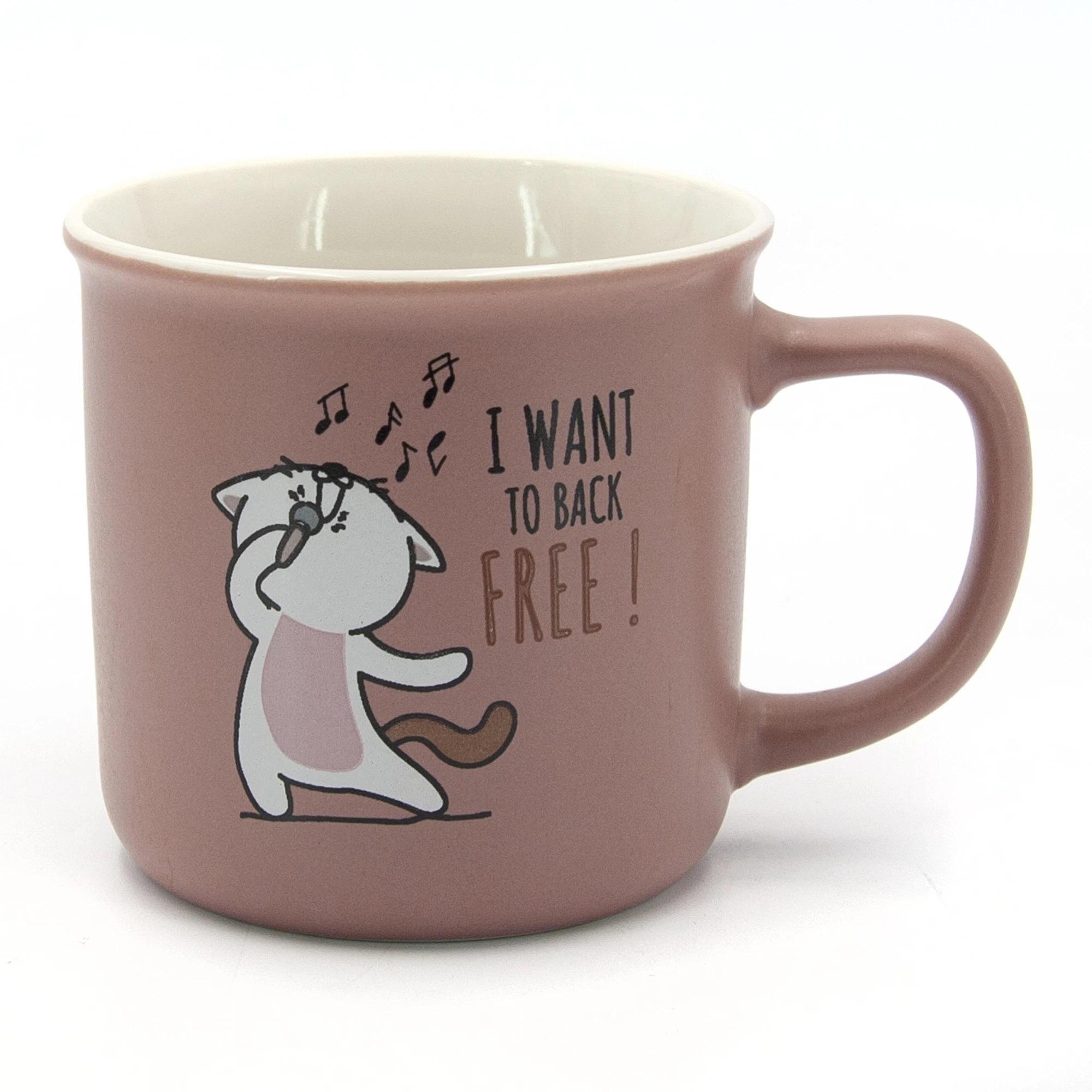 Кружка Milika CatfeCup Pink 320 мл (M0520-RX-N250413Pink)