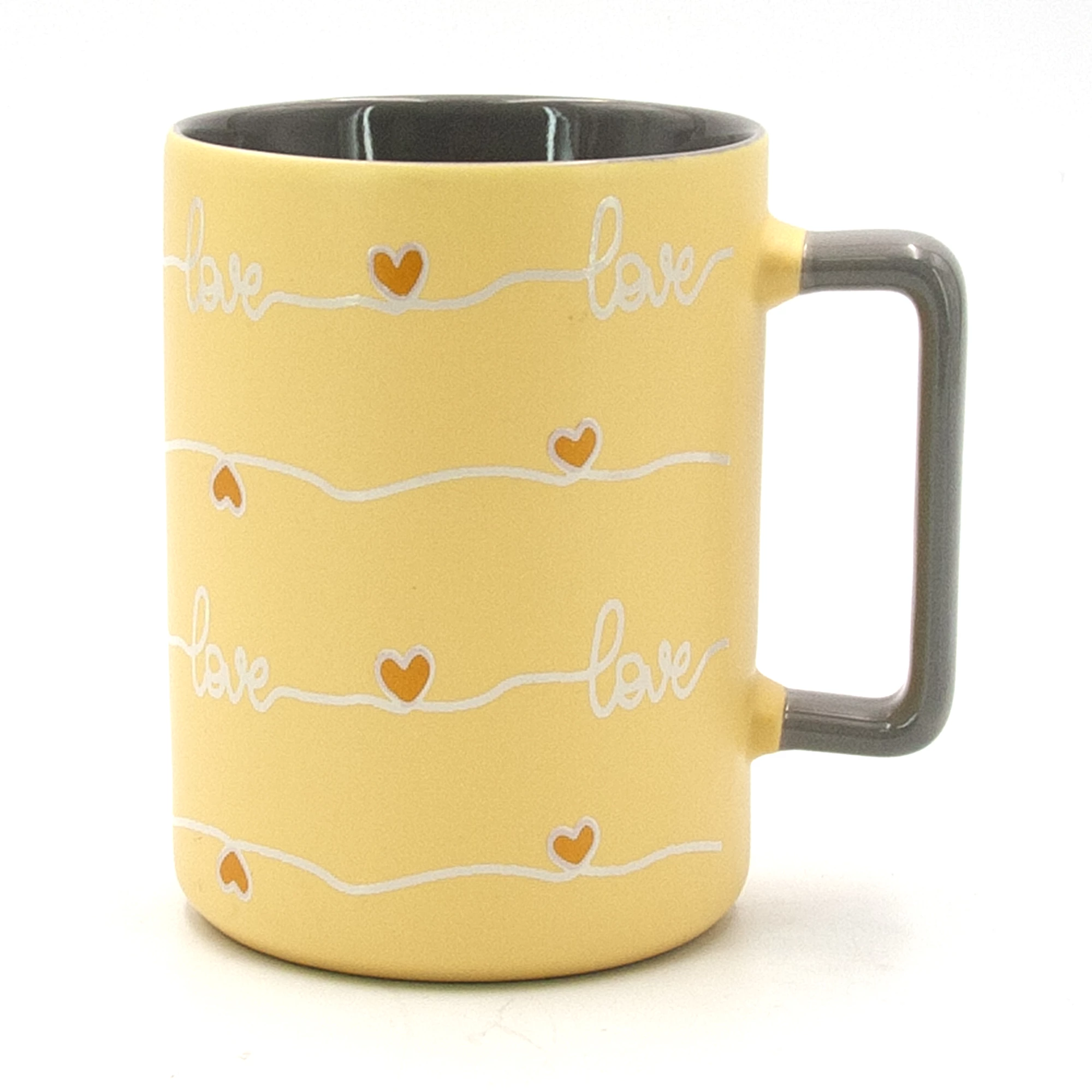 Кружка Milika Heartbeat Yellow 400 мл (M0520-RX-N250519Yellow)