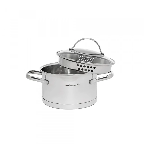 Каструля з кришкою Hölmer Aurora 1,9л (CR-17519-SSD) фото 9