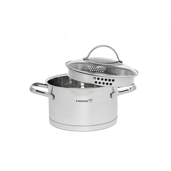 Каструля з кришкою Hölmer Aurora 2,6л (CR-17526-SSD) фото 9