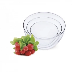 Набір салатників видувних Simax 220 мм, 185 мм, 150 мм 3 пр. (s186)