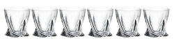 Набір склянок для віскі Bohemia Quadro 340 мл 6 шт. (b2k936-99A44)