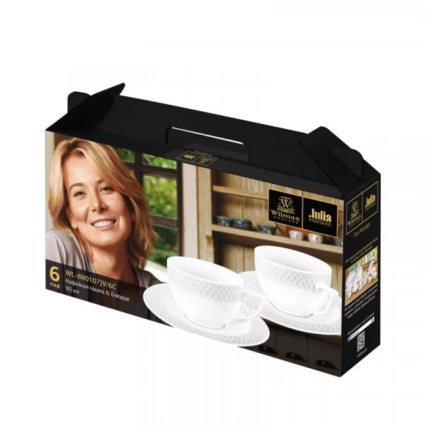 Набір кавовий Wilmax 12 пр. (WL-880107-JV/6C) фото 3