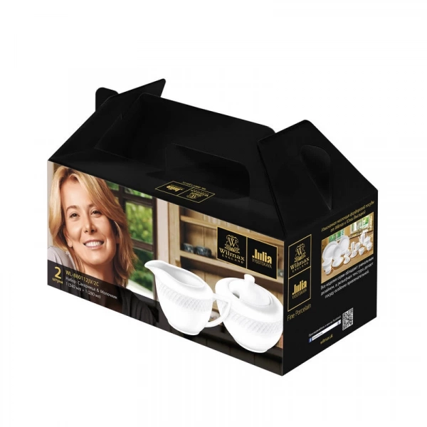 Набір цукорниця молочник Wilmax 340 мл 280 мл 2 пр. (WL-880112-JV/2C) фото 3