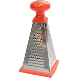 Тертка піраміда з пластиковою ручкою Vincent 4 гран. (VC-1142)