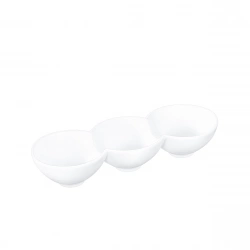 Ємність для закусок три секції Wilmax 26x9,5x5 см (WL-992601)