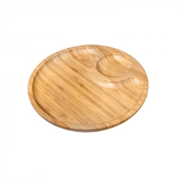 Блюдо круглое две секции Wilmax Bamboo 25 см (WL-771043)