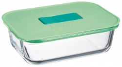 Ємність для їжі прямокутна Luminarc UniqueBox Green 630 мл (V7333)