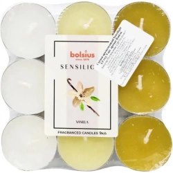 Набір свічок Bolsius Sensilight ароматичні 3,5 год., 9шт, ваніль mix (152671)