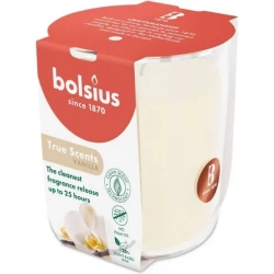 Свічка Bolsius True Scents в склі 80/73мм, ваніль (930375)