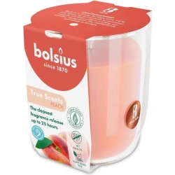 Свічка Bolsius True Scents в склі 80/73мм, персик (930380)