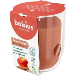Свічка Bolsius True Scents в склі 80/73мм, яблуко-кориця (930395)
