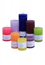 Свічка парафінова циліндр рубіново червона Candy Light C0715/1-3.9 (C0715/1-3.9)
