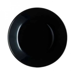 Тарілка десертна кругла Luminarc Zelie Black 18см (V7147)