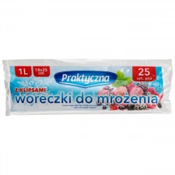 Пакет для заморожування Florina Praktyczna 1л 25шт (4PY-WOR-6599)