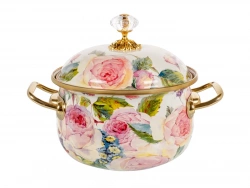Каструля емальована Elmani Peony 2,1 л (763-003)