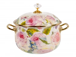 Каструля емальована Elmani Peony 3,8 л (763-004)