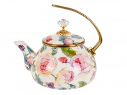 Чайник емальований Elmani Peony з кришкою 2,2 л (763-046)