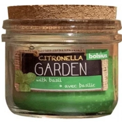Свічка в склі з пробкою Bolsius 80/83 Citronella Базилік (740317)