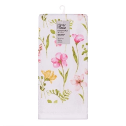 Набір рушничків кухонних Ardesto Spring Flowers 38х63см 2шт білий (ART3863FL)