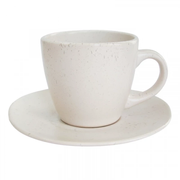 Чашка чайна з блюдцем Astera Marble Cream 300мл (A0431-ZM05TSB) фото 2
