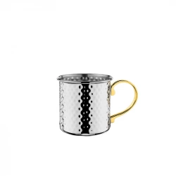 Кружка с узором Wilmax St.Steel 450 мл Silver (WL-552210)