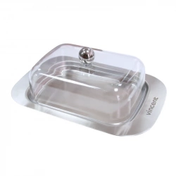 Маслянка металева з пластиковою кришкою Vincent (VC-1245)