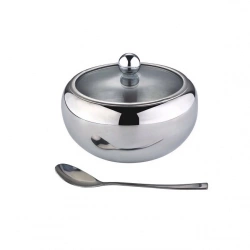 Сахарница с крышкой и ложкой Vincent 460 мл (VC-1255)