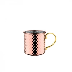 Кружка с узором Wilmax St.Steel 450 мл Copper (WL-552212)