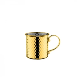 Кружка с узором Wilmax St.Steel 450 мл Golden (WL-552211)