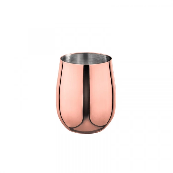 Стакан випуклий Wilmax St. Steel Copper 550мл (WL-552224 / A) фото 2