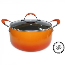 Кастрюля алюминиевая с антипригарным покрытием Lessner Tasty 6,1 л (55869-24)