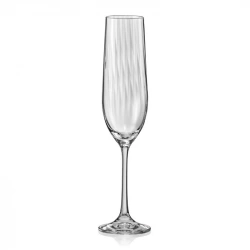 Набір келихів для шампанського Bohemia Waterfall 190 мл 6 шт. (b40729-opt22)